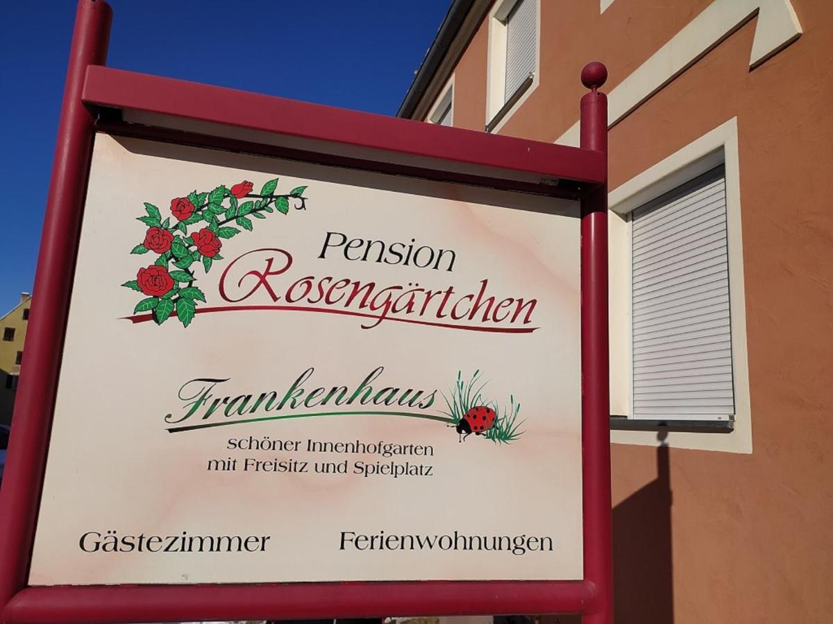 Pension Rosengaertchen Absberg Exteriör bild